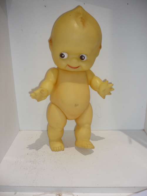 LARGE KEWPIE-VERY UNUSUAL COLOURING-35CM TALL