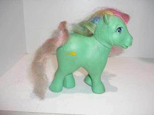 VERY RARE- NIRVANA-SOUTH AFRICAN MY LITTLE PONY-SUNLIGHT-HASBRO1983-HONG KONG