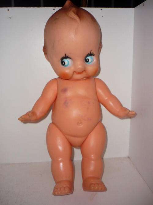 LARGE KEWPIE DOLL -RARE-WITH WINGS-40CM TALL