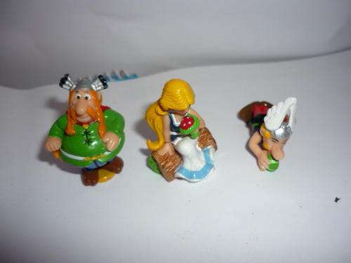 3 X ASTERIX FIGURINES