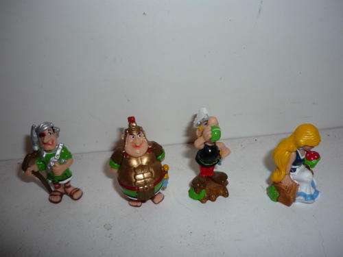 4 X ASTERIX FIGURINES-KINDERJOY-INCLUDES ASTERIX