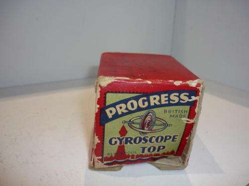 VINTAGE GYROSCOPE TOP-PROGRESS-BLACKPOOL BRITISH MADE