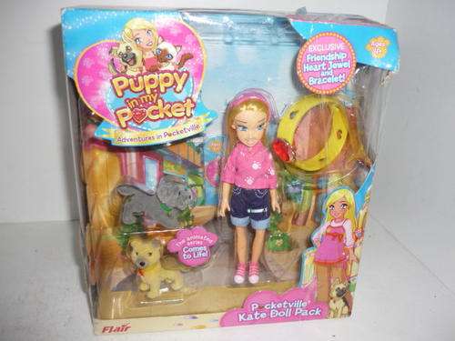 PUPPY IN MY POCKET-POCKETVILLE KATE DOLL PACK
