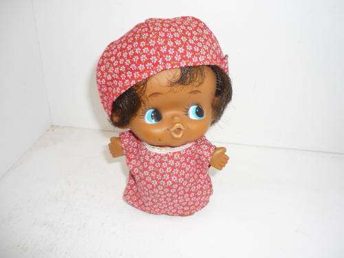 CUTE JAPANESE DOLL-HARD RUBBER-15CM TALL-BIKO