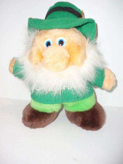PLUSH LEPRACHAUN-23CM TALL-MADE IN DUBLIN