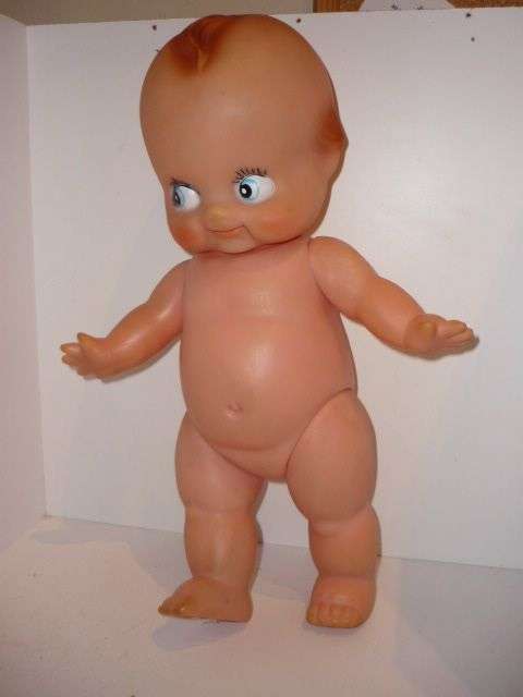 LARGE KEWPIE DOLL WITH WINGS-36CM TALL