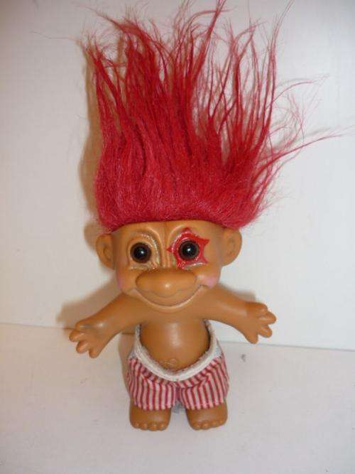 TROLL-RED HAIR-MADE BY RUSS-14CM TALL