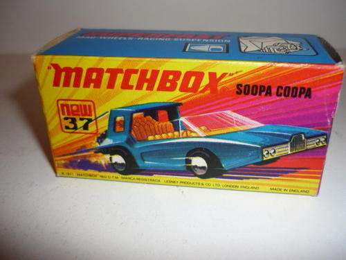 VINTAGE MATCHBOX-SOOPA COOPA 37-SUPERFAST-1971-BOXED