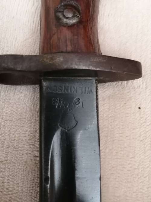 WWI 1907 Wilkinson Bayonet