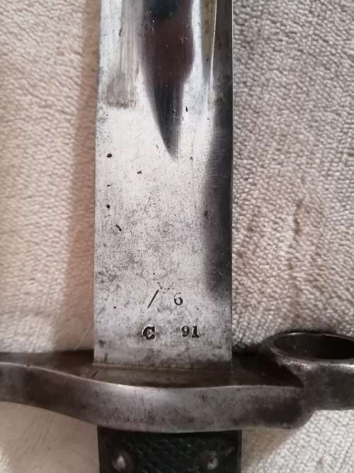 1887 Martini Henry Bayonet