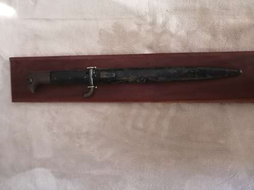 WWI german Erfurt Sawback Bayonet