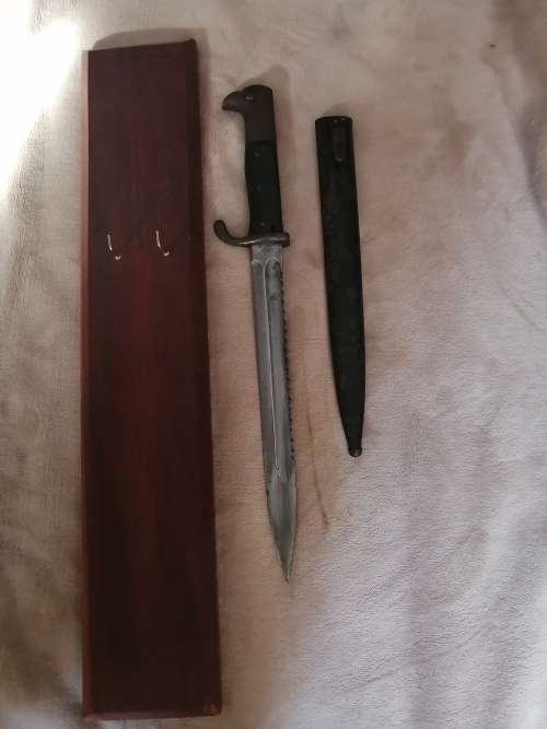 WWI german Erfurt Sawback Bayonet