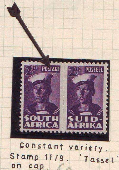Mint Pair Of 2d Violet, With Floor On Hat Cat Value R600
