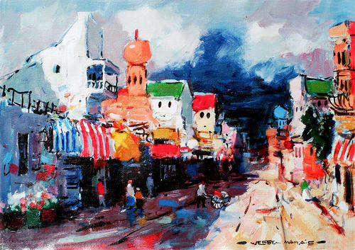 Wessel Marais Pro-Digital print-106 on the canvas image size 50.50-60 cm