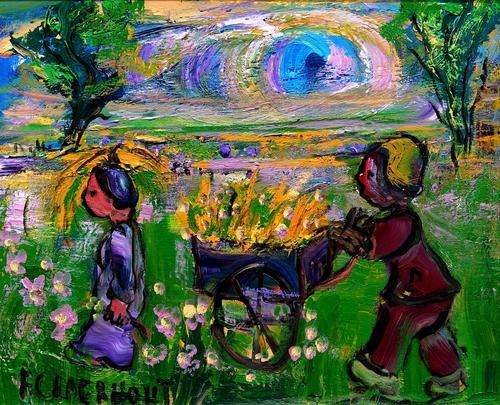 Frans Claerhout (SA 1919-2006) Pro-digital print CLA-012Ex on the paper size 49-61 cm