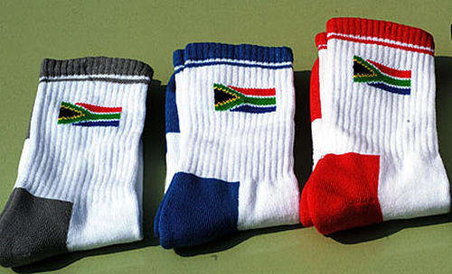 Sport Socks Anklet 3 pair of socks Total SA Logo. Size 28-31