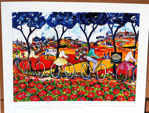 Portchie print S-02 image size 25-33 cm on the paper