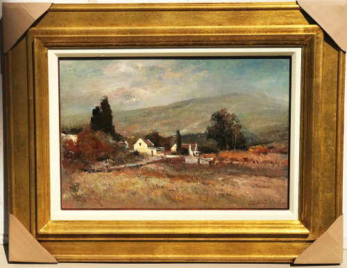 Oil on board painting Errol Boyley oil-101 image size 76.5-51 cm, signed, framed