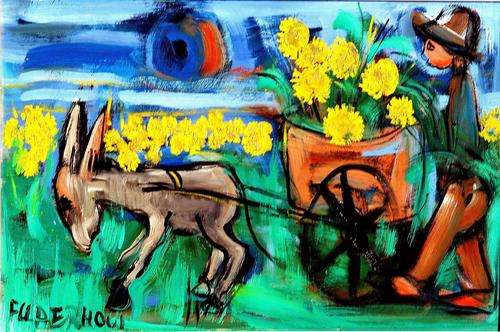 Frans Claerhout (SA 1919-2006)  print CLA-030 on the 180g paper image size 59-84cm