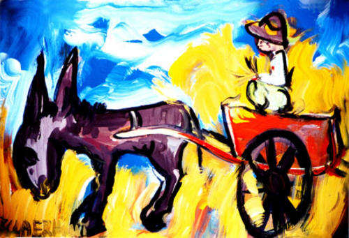 Frans Claerhout Offset techniques print  claerhout.offset_2, 33-48 cm paper