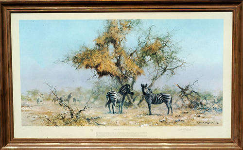 David Shepherd original print-201 signed in pencil by artist, framed