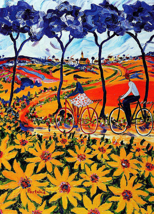 Portchie print S-6 image size 24-32 cm on the paper