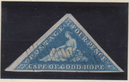 CAPE of GOOD HOPE Sg 19a TRIANGLE SOUND USED
