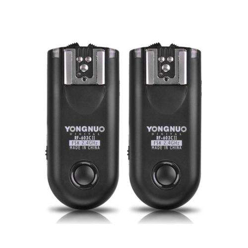 YONGNUO RF-603C-II-C3 Wireless Remote Flash Trigger Kit for Canon