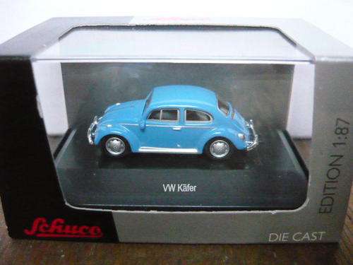 VW Kafer Beetle , Schuco , 1/87 Scale , Mint in Box