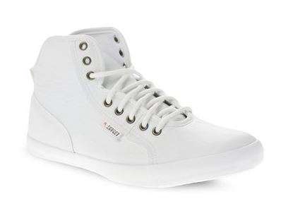 Soviet Falcon PU White Mono Sneakers