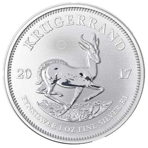50th anniversary 1Oz Premium uncirculated Silver Krugerrand. First year Krugerrand minted in silver.