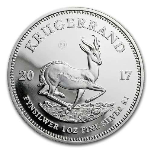 *RARE* 50th Anniversary 1 Oz Silver *PROOF* Krugerrand. Early release number #478 *BELOW 500*