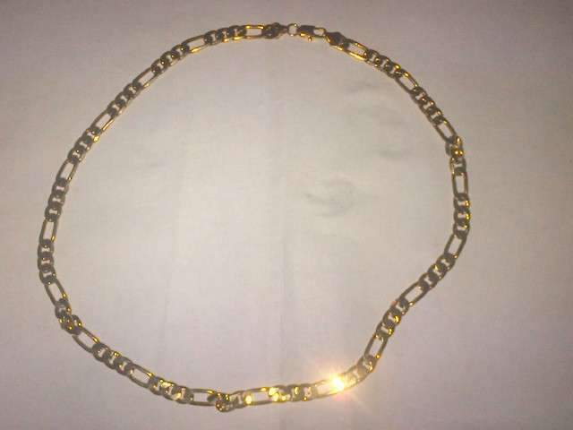 9ct gold plated neck chain