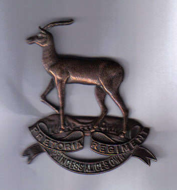 1931-1943 PRETORIA REGIMENT CAP BADGE