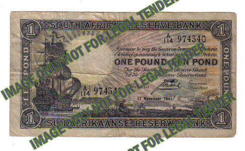 A114   974340 ONE POUND NOTE