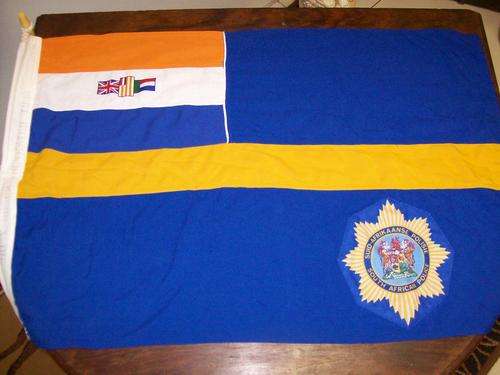 OLD SOUTH AFRICAN POLICE FLAG