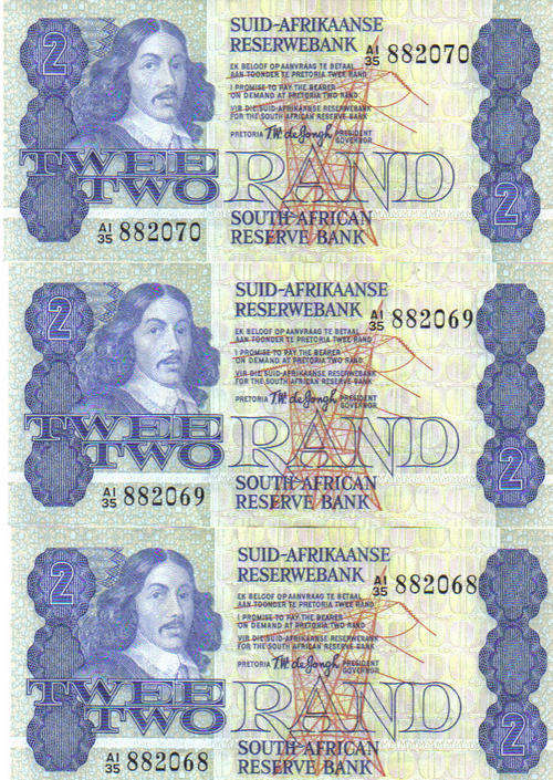 CONSECUTIVE R2 NOTES TW DE JONGH