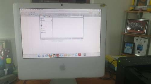 **LIQUIDATION STOCK***APPLE  IMAC A1208 ALL IN 1 PC**WORKING, LINES ON SCREEN AS PER PICS***
