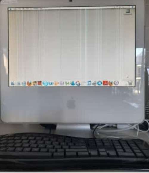 **LIQUIDATION STOCK***APPLE  IMAC A1208 ALL IN 1 PC**WORKING, LINES ON SCREEN AS PER PICS***