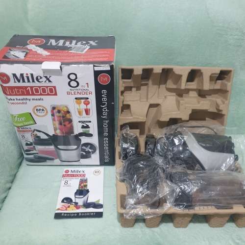 ***MILEX NUTRI 1000**8-IN-1 NUTRITIONAL BLENDER***IN BOX**BRAND NEW**PLUS FREE RECIPE BOOK**