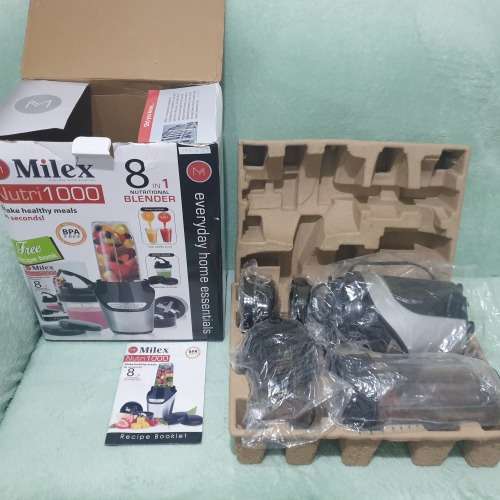 ***MILEX NUTRI 1000**8-IN-1 NUTRITIONAL BLENDER***IN BOX**BRAND NEW**PLUS FREE RECIPE BOOK**