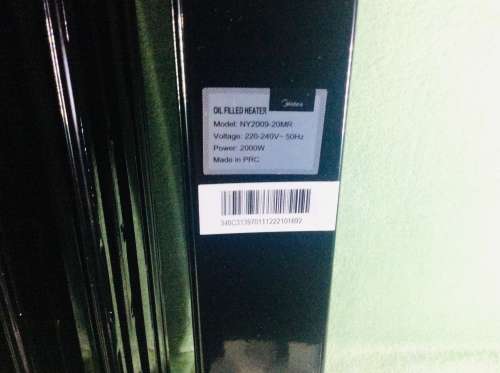 ***LATE ENTRY***MIDEA DELUXE 9-FIN DIGITAL OIL HEATER***NEW***IN BOX***