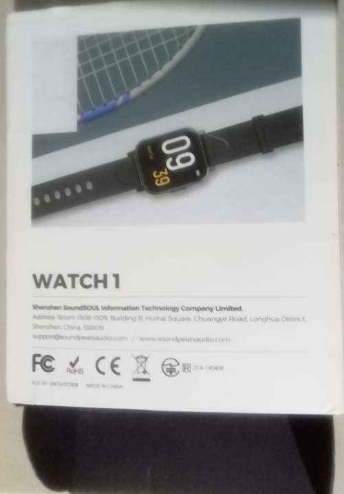 ***MAD DEALS***SOUNDPEATS FITNESS SMARTWATCH 1***BRAND NEW**IN BOX***