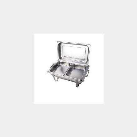 ***MAD DEALS***16LT S/S DOUBLE TRAY CHAFFING DISH***BRAND NEW***NEVER USED**DEMO ITEM**