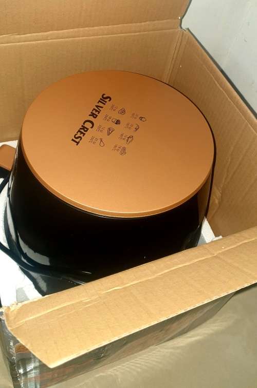 ***MAD DEALS***SILVER CREST DIGITAL XL DIGITAL AIRFRYER 6LT***NEW***IN BOX***SOLD AS USED***