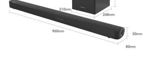 ***MAD DEALS***HI-SENSE 2.1CH 120W SOUNDBAR***AS NEW***RETAIL DEMO ITEM***NO SUBWOOFER***