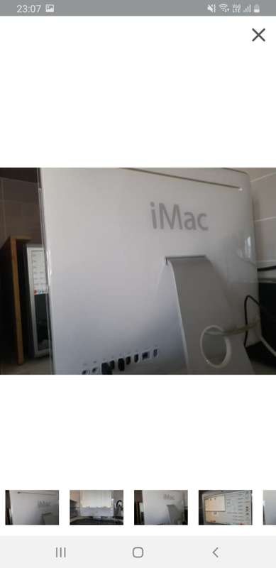 **LIQUIDATION STOCK***APPLE  IMAC A1208 ALL IN 1 PC**WORKING, LINES ON SCREEN AS PER PICS***
