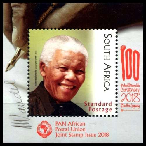 Suid-Afrika 2018 - NELSON MANDELA Miniature Sheet MNH - Posvars - Postfris !!!