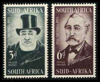 Suid-Afrika / South Africa 1955 - 100 Jaar PRETORIA Centenary set (2) MNH - Posvars - Postfris !!!