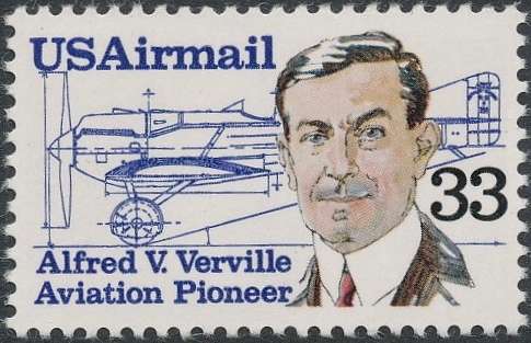 U.S.A. 1985 - ALFRED VERVILLE / AVIATION PIONEER (1) Completre issue MNH - Posvars - Postfris !!!